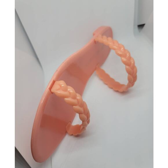 Stuart Weitzman Braida Sawyer Jelly Sandal in Apricot - Picture 6 of 14